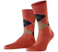 Burlington Pour des hommes Manchester Argyle Coton Chaussettes - Orange