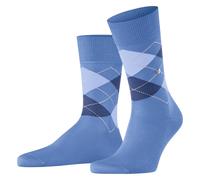 Burlington Pour des hommes Manchester Argyle Coton Chaussettes - Turquoise