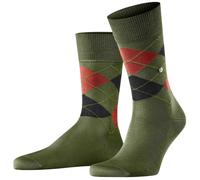 Burlington Pour des hommes Manchester Argyle Coton Chaussettes - vert