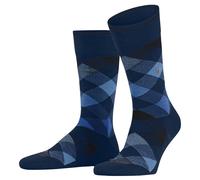 Burlington Pour des hommes Newcastle Diamants La laine Chaussettes - Bleu