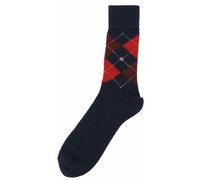 Burlington Pour des hommes Preston Argyle Acrylique Chaussettes - Marine