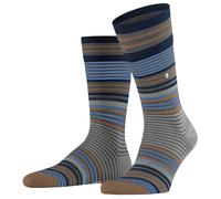 Burlington Pour des hommes Stripe Rayé La laine Chaussettes - Gris