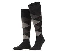 Burlington Preston M Kh chaudes fantaisie 1 paire, Chaussettes longues Homme, Gris Anthracite Mouline 3087, 40-46