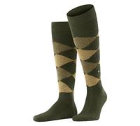 Burlington Preston M KH chaudes motif fantaisie 1 paire, Chaussettes longues Homme, Vert (Water 7659), 40-46