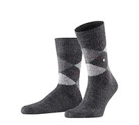Burlington Preston M SO chaudes motif fantaisie 1 paire, Chaussettes Homme, Gris (Anthracite Mouline 3087), 46-50