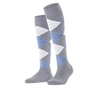 Burlington Queen W Kh coton fantaisie 1 paire, Chaussettes longues Femme, Gris Arctic Melange 3221, 36-41