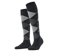 Burlington Queen W Kh coton fantaisie 1 paire, Chaussettes longues Femme, Gris Oil Melange 3986, 36-41