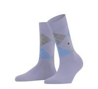 Burlington Queen W So coton fantaisie 1 paire, Chaussettes Femme, Bleu Cosmic Sky 6537-O, 36-41