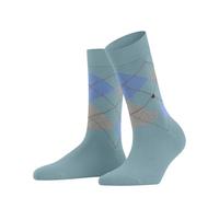 Burlington Queen W So coton fantaisie 1 paire, Chaussettes Femme, Bleu Silent Water 6014-O, 36-41