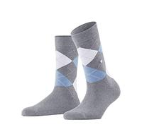 Burlington Queen W So coton fantaisie 1 paire, Chaussettes Femme, Gris Arctic Melange 3221, 41-45