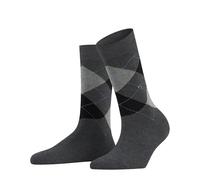 Burlington Queen W So coton fantaisie 1 paire, Chaussettes Femme, Gris Grey Melange 3974, 36-41