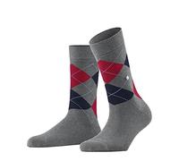 Burlington Queen W So coton fantaisie 1 paire, Chaussettes Femme, Gris Rock-Steel 3394, 36-41