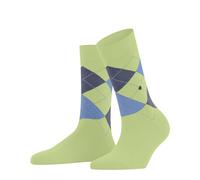 Burlington Queen W So coton fantaisie 1 paire, Chaussettes Femme, Vert Lemon 7498-O, 36-41