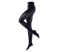 Burlington Rib Couture W Ti laine unis 1 paire, Collants Femme, Bleu Marine 6120, 42-44