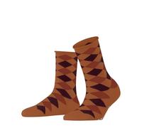 Burlington Sandy W Sso coton fantaisie 1 paire, Chaussettes Femme, Orange Hermes 8467, 36-41