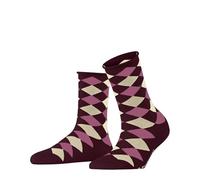 Burlington Sandy W Sso coton fantaisie 1 paire, Chaussettes Femme, Rouge Burgund 8011, 36-41