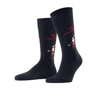 Burlington Snowboarding Santa M So coton fantaisie 1 paire, Chaussettes Homme, Bleu Marine 6120, 40-46