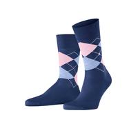 Burlington Chaussettes homme Manchester M So coton fantaisie Bleu Night Blue 40-46 1 paire