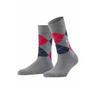 Burlington Queen W So coton fantaisie 1 paire, Chaussettes Femme, Gris Rock-Steel 3394-O, 36-41
