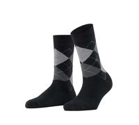 Burlington Queen W So coton fantaisie 1 paire, Chaussettes Femme, Gris Oil Melange 3986-O, 36-41