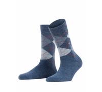 Burlington Whitby W So chaudes fantaisie 1 paire, Chaussettes Femme, Bleu Deep Blue 6222, 36-41