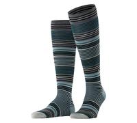 Burlington Stripe M Kh laine fantaisie 1 paire, Chaussettes longues Homme, Noir Black 3002, 40-46