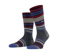 Burlington Stripe M So laine fantaisie 1 paire, Chaussettes Homme, Bleu Marine 6120, 40-46