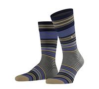 Burlington Stripe M So laine fantaisie 1 paire, Chaussettes Homme, Gris Dark Grey 3070, 40-46
