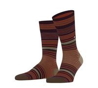 Burlington Stripe M So laine fantaisie 1 paire, Chaussettes Homme, Jaune Sunset 8038, 40-46