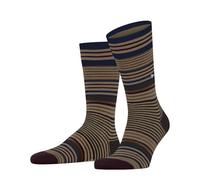 Burlington Stripe M So laine fantaisie 1 paire, Chaussettes Homme, Marron Camel 5038, 40-46