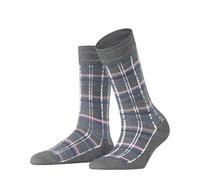Burlington Summer Glow W So coton fantaisie 1 paire, Chaussettes Femme, Gris Storm Grey 3820, 36-41