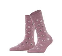 Burlington Teatime W So coton fantaisie 1 paire, Chaussettes Femme, Rose Tea 8847, 36-41