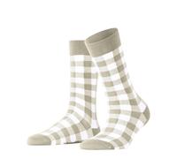 Burlington Vichy W So coton fantaisie 1 paire, Chaussettes Femme, Beige Gravel 4840, 36-41