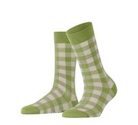 Burlington Vichy W So coton fantaisie 1 paire, Chaussettes Femme, Vert Bamboo 7650, 36-41