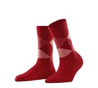 Burlington Whitby Paire de chaussettes douces pour femme avec couture plate pour une zone des orteils sans pression Motif argyle coloré Taille unique Idée cadeau