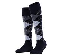 Burlington Whitby W Kh chaudes fantaisie 1 paire, Chaussettes longues Femme, Bleu Marine 6120, 36-41