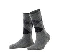 Burlington Whitby W So chaudes fantaisie 1 paire, Chaussettes Femme, Gris Grau 3397, 36-41