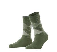 Burlington Whitby W So chaudes fantaisie 1 paire, Chaussettes Femme, Vert Pale Green 7046, 36-41