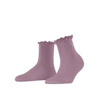 Burlington Wonderful Waves W So coton unies 1 paire, Chaussettes basses Femme, Rose Powder Pink 8493, 36-41
