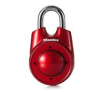 BURLOE Château Combiné avec Une Direction, Cadrans Courts pour Le Casier Ou La Boîte De Rangement À L'école Ou dans Le Gymnase,Rouge