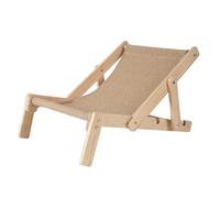 BURLOE Lit De Chat Surélevé avec Scratch Sisal, pour Mezzanine Chaise Longue Surélevée Hamac Balcon Salon Repos,Beige
