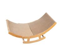 BURLOE Planche À Gratter pour Chats, en Forme De Chaise Bascule Chats Chat Résistante Meubles Carton Haute Qualité Mur Et Coin,Beige