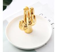 BURLOE Plateau De Plateau De Bijoux en Céramique avec Coquille De Bijoux Animaux en Porcelaine Organisateur De Bijoux pour Femmes Sonne,5