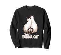 Burma Cat Charmant Compagnons félins Sweatshirt