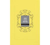 Burn After Writing (Yellow)