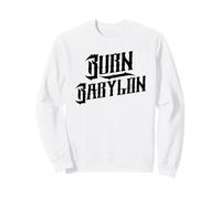 Burn Babylon Cultural Statement Reggae Sweatshirt