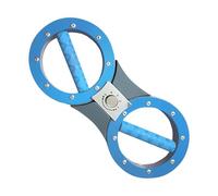 Burn Machine - Entraîneur de force des épaules, entraînement des bras, exercices d' -bras rotatifs, entraîneur réglable multifonctionnel de 8 à 18 Lb Entraîneur de force de préhension pour gym E