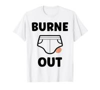 Burn out Collègue travail Burne out Humour bœuf slip T-Shirt