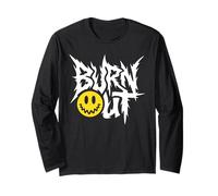 Burn Out - Vintage Graphic Stress Work Burnout Manche Longue