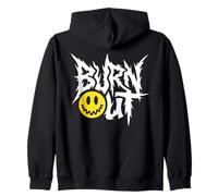 Burn Out - Vintage Graphic Stress Work Burnout Sweat à Capuche